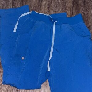Figs Royal Blue Straight Leg Joggers